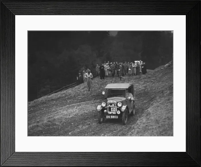Framed Print : Austin 7 of L Hyland competing in the MCC Edinburgh Trial, Roxburghshire, Scotland, 1938 Framed Print : Austin 7 of L Hyland competing in the MCC Edinburgh Trial, Roxburghshire, Scotland, 1938