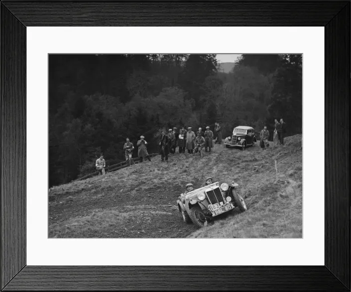 Framed Print : MG TA of JES Jones of the Cream Cracker team, MCC Edinburgh Trial, Roxburghshire, Scotland, 1938 Framed Print : MG TA of JES Jones of the Cream Cracker team, MCC Edinburgh Trial, Roxburghshire, Scotland, 1938