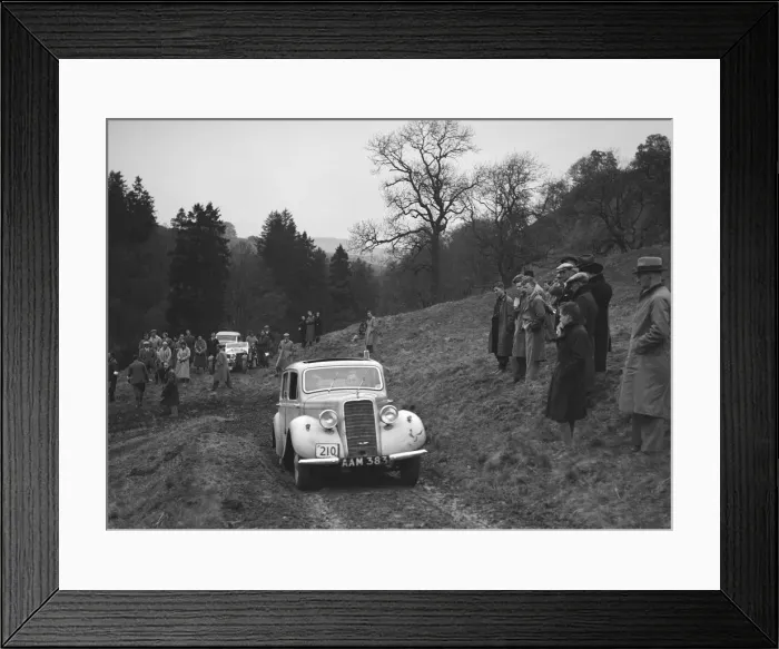 Framed Print : Hillman Minx ofs Elgar competing in the MCC Edinburgh Trial, Roxburghshire, Scotland, 1938 Framed Print : Hillman Minx ofs Elgar competing in the MCC Edinburgh Trial, Roxburghshire, Scotland, 1938