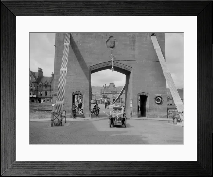 Framed Print : MG Magna of Kitty Brunell competing in the RSAC Scottish Rally, 1932. Artist: Bill Brunell Framed Print : MG Magna of Kitty Brunell competing in the RSAC Scottish Rally, 1932. Artist: Bill Brunell