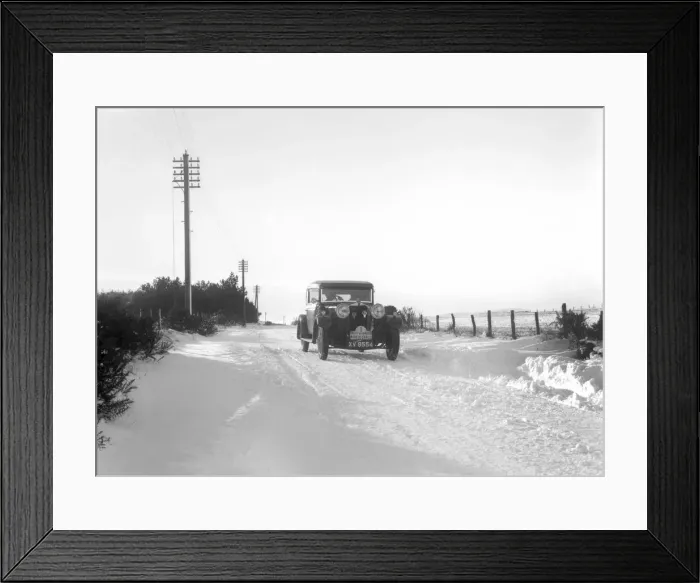 Framed Print : Talbot 14 / 45 sportsmans coupe of Kitty Brunell competing in the Monte Carlo Rally, 1929 Framed Print : Talbot 14 / 45 sportsmans coupe of Kitty Brunell competing in the Monte Carlo Rally, 1929