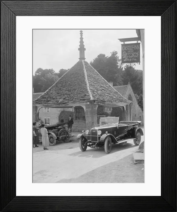 Framed Print : Invicta 4-seat Talbot 12  /  30, Castle Combe, Wiltshire, c1920s Artist: Bill Brunell