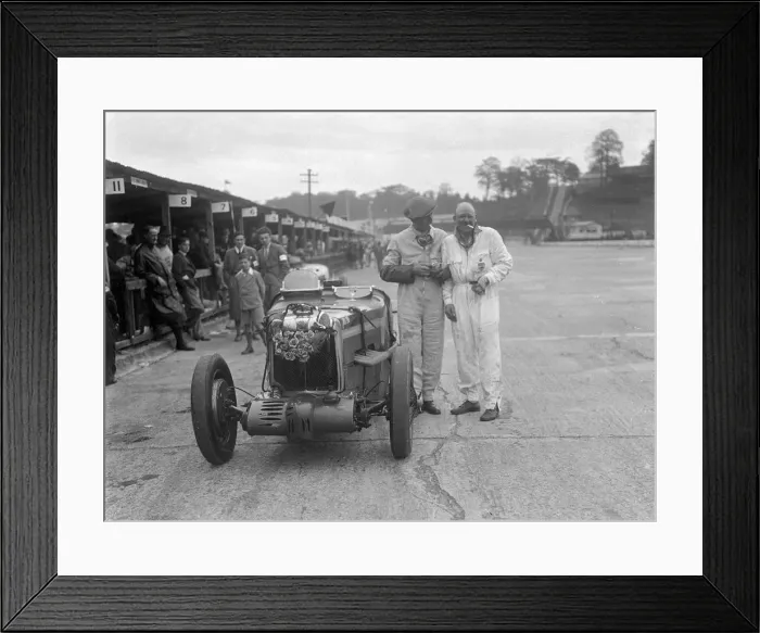 Framed Print : MG K3, Brooklands, Surrey, 1930s. Artist: Bill Brunell Framed Print : MG K3, Brooklands, Surrey, 1930s. Artist: Bill Brunell