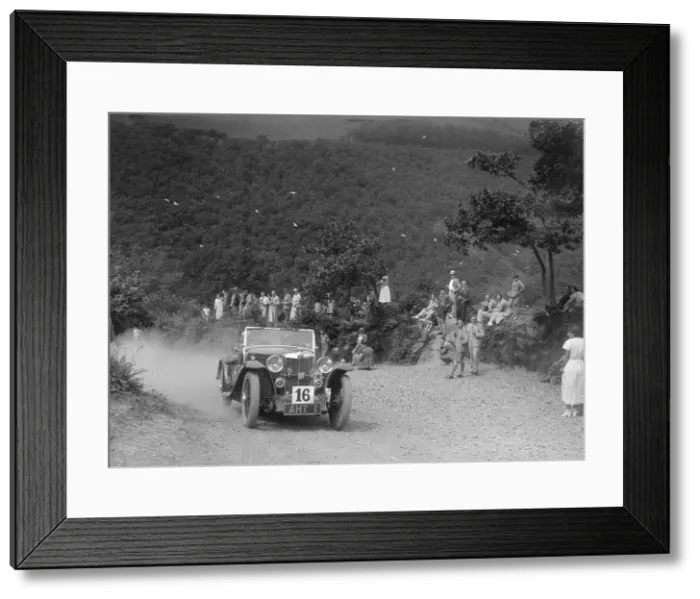 Framed Print : MG J2 competing in the Barnstaple Trial, c1935. Artist: Bill Brunell Framed Print : MG J2 competing in the Barnstaple Trial, c1935. Artist: Bill Brunell