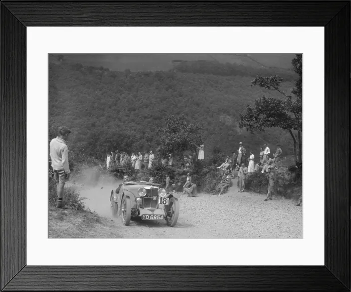 Framed Print : MG J2 of PS Flower competing in the Barnstaple Trial, c1935. Artist: Bill Brunell Framed Print : MG J2 of PS Flower competing in the Barnstaple Trial, c1935. Artist: Bill Brunell