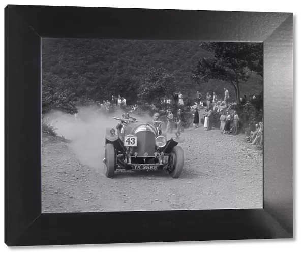 Bentley competing in the Barnstaple Trial, c1935. Artist: Bill Brunell
