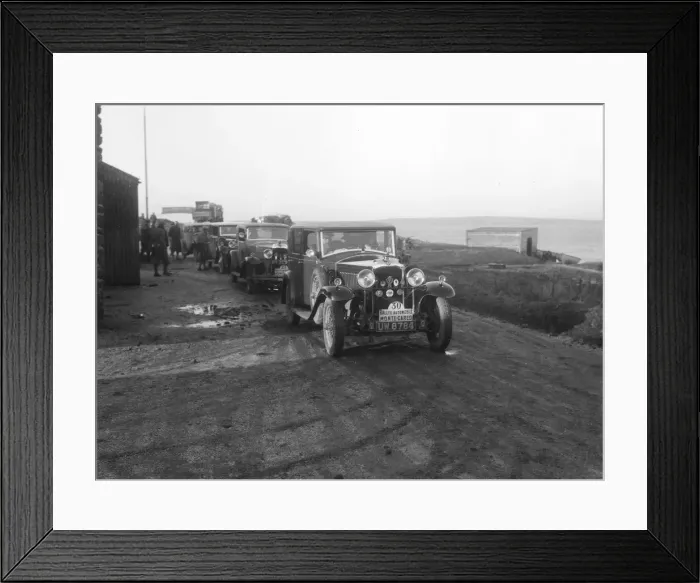 Framed Print : Vauxhall Velox of Colonel PT Etherton competing in the Monte Carlo Rally, 1930. Artist Framed Print : Vauxhall Velox of Colonel PT Etherton competing in the Monte Carlo Rally, 1930. Artist