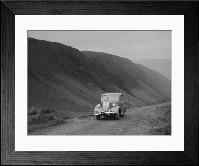 Framed Print : Standard competing in the MG Car Club Abingdon Trial / Rally, 1939. Artist: Bill Brunell Framed Print : Standard competing in the MG Car Club Abingdon Trial / Rally, 1939. Artist: Bill Brunell