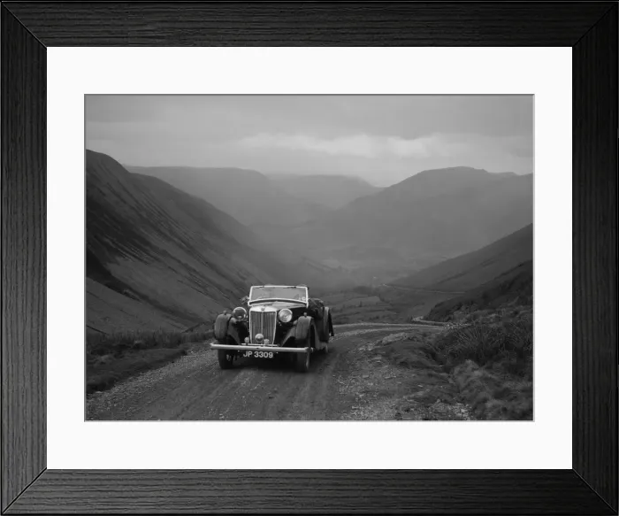 Framed Print : MG SA / VA competing in the MG Car Club Abingdon Trial / Rally, 1939. Artist: Bill Brunell Framed Print : MG SA / VA competing in the MG Car Club Abingdon Trial / Rally, 1939. Artist: Bill Brunell