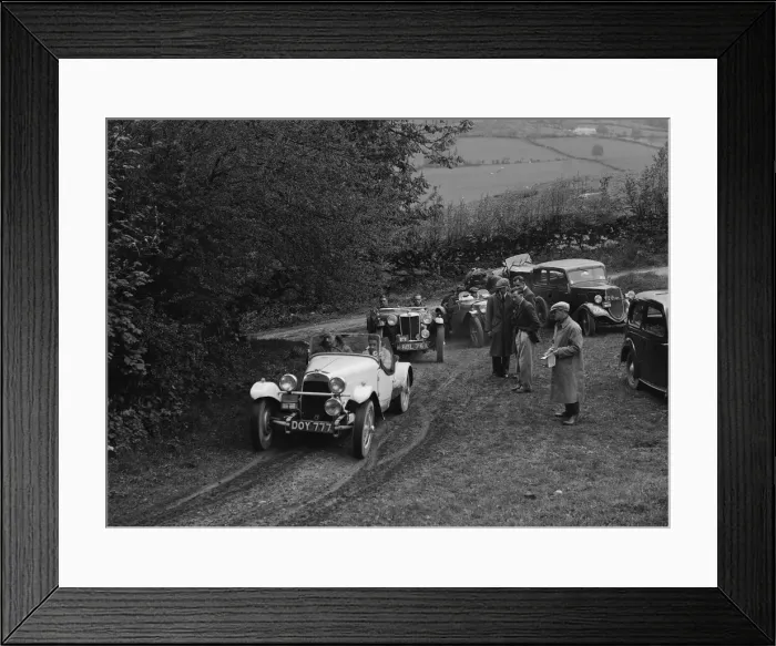 Framed Print : HRG of MH Lawson amd MG TA of Maurice Toulmin at the MG Car Club Abingdon Trial / Rally, 1939 Framed Print : HRG of MH Lawson amd MG TA of Maurice Toulmin at the MG Car Club Abingdon Trial / Rally, 1939