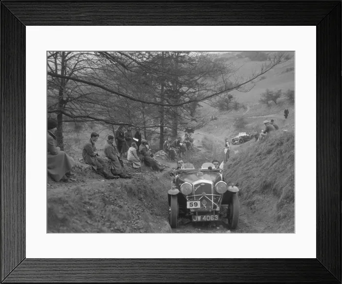 Framed Print : Wolseley Hornet of GK Crawford competing in the MG Car Club Abingdon Trial / Rally, 1939 Framed Print : Wolseley Hornet of GK Crawford competing in the MG Car Club Abingdon Trial / Rally, 1939
