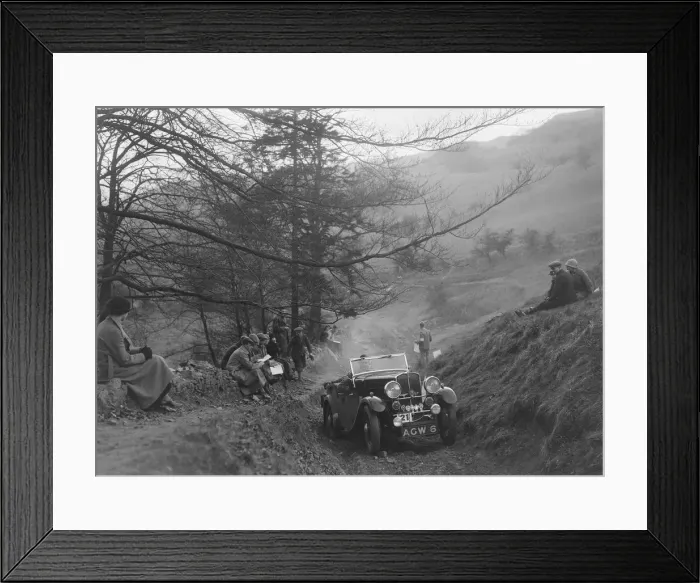 Framed Print : Triumph competing in the MG Car Club Abingdon Trial / Rally, 1939. Artist: Bill Brunell Framed Print : Triumph competing in the MG Car Club Abingdon Trial / Rally, 1939. Artist: Bill Brunell