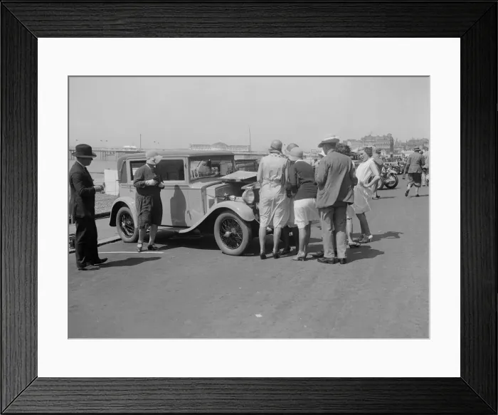 Framed Print : Bianchi saloon of Kitty Brunell at the B&HMC Brighton Motor Rally, Brighton, Sussex, 1930 Framed Print : Bianchi saloon of Kitty Brunell at the B&HMC Brighton Motor Rally, Brighton, Sussex, 1930