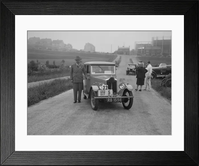 Framed Print : Wolseley Hornet saloon of DEM Douglas-Morris at the B&HMC Brighton Motor Rally, 1930 Framed Print : Wolseley Hornet saloon of DEM Douglas-Morris at the B&HMC Brighton Motor Rally, 1930