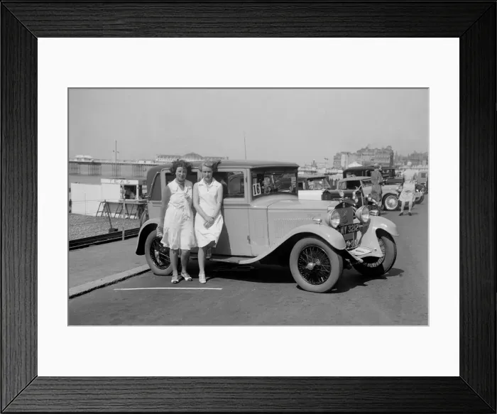 Framed Print : Bianchi saloon of Kitty Brunell at the B&HMC Brighton Motor Rally, Brighton, Sussex, 1930 Framed Print : Bianchi saloon of Kitty Brunell at the B&HMC Brighton Motor Rally, Brighton, Sussex, 1930