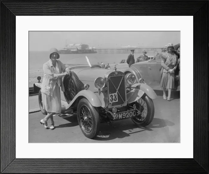 Framed Print : Salmson of Mrs PJM Midgley at the B&HMC Brighton Motor Rally, Brighton, Sussex, 1930 Framed Print : Salmson of Mrs PJM Midgley at the B&HMC Brighton Motor Rally, Brighton, Sussex, 1930