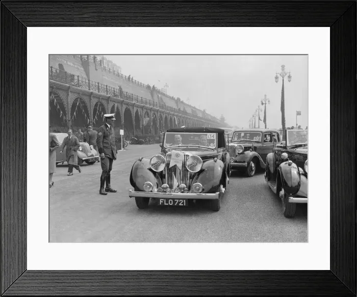 Framed Print : Jaguar SS of TH Bridgewater at the RAC Rally, Brighton, Sussex, 1939. Artist: Bill Brunell Framed Print : Jaguar SS of TH Bridgewater at the RAC Rally, Brighton, Sussex, 1939. Artist: Bill Brunell