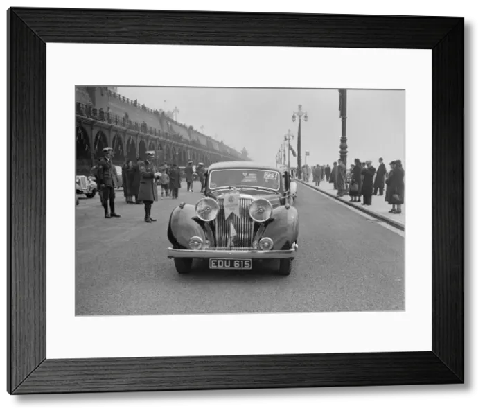 Framed Print : Jaguar SS of Elsie Wisdom at the RAC Rally, Brighton, Sussex, 1939. Artist: Bill Brunell Framed Print : Jaguar SS of Elsie Wisdom at the RAC Rally, Brighton, Sussex, 1939. Artist: Bill Brunell