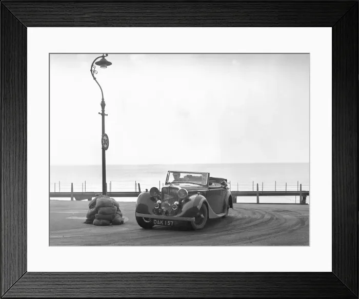 Framed Print : Jaguar SS of RM Proctor at the RAC Rally, Brighton, Sussex, 1939. Artist: Bill Brunell Framed Print : Jaguar SS of RM Proctor at the RAC Rally, Brighton, Sussex, 1939. Artist: Bill Brunell