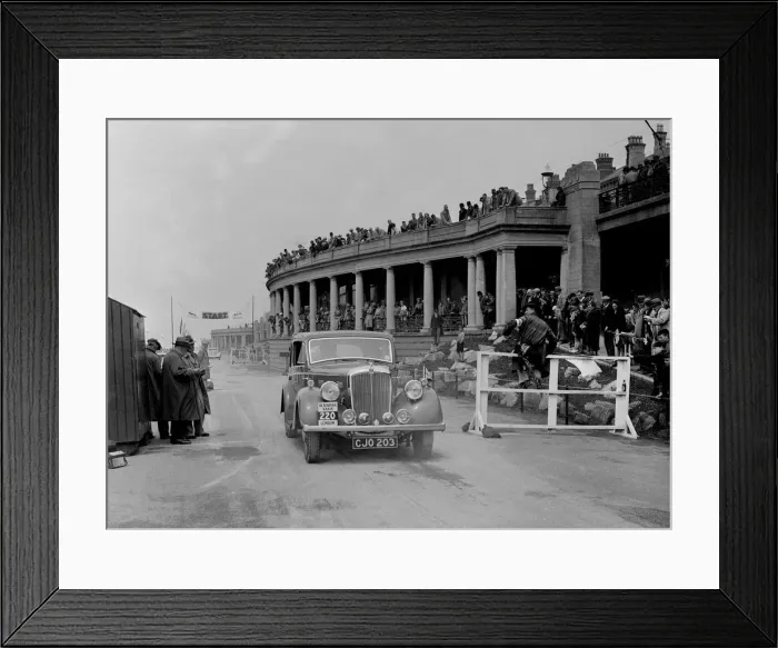 Framed Print : Morris Twenty of RA Bishop competing in the Blackpool Rally, 1936. Artist: Bill Brunell Framed Print : Morris Twenty of RA Bishop competing in the Blackpool Rally, 1936. Artist: Bill Brunell