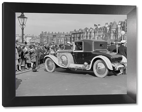 Hispano-Suiza 30 hp of M Graham-White at the Southport Rally, 1928. Artist: Bill Brunell