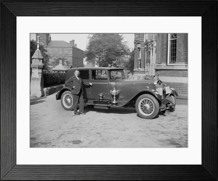 Framed Print : Lanchester Straight Eight of A Millership at the Southport Rally, 1928. Artist: Bill Brunell Framed Print : Lanchester Straight Eight of A Millership at the Southport Rally, 1928. Artist: Bill Brunell