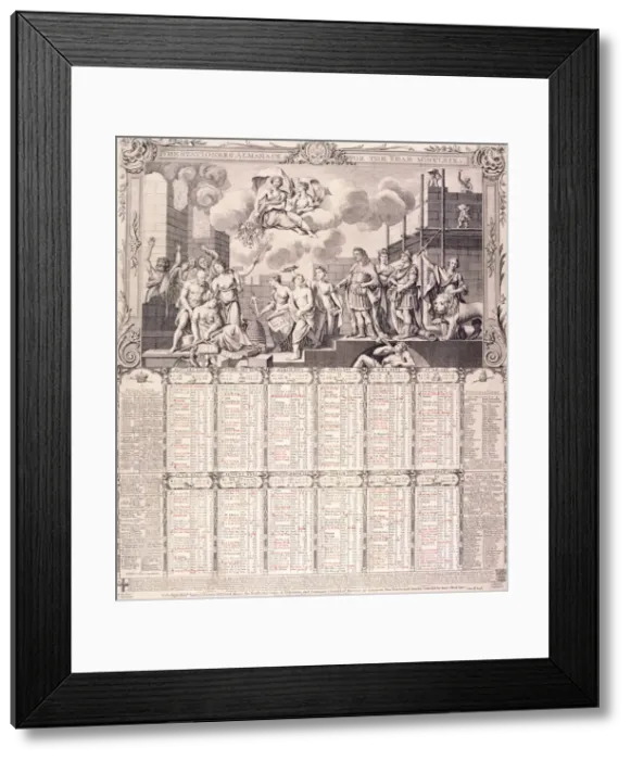 Framed Print : The Stationers Almanack for 1769, c1768 Framed Print : The Stationers Almanack for 1769, c1768