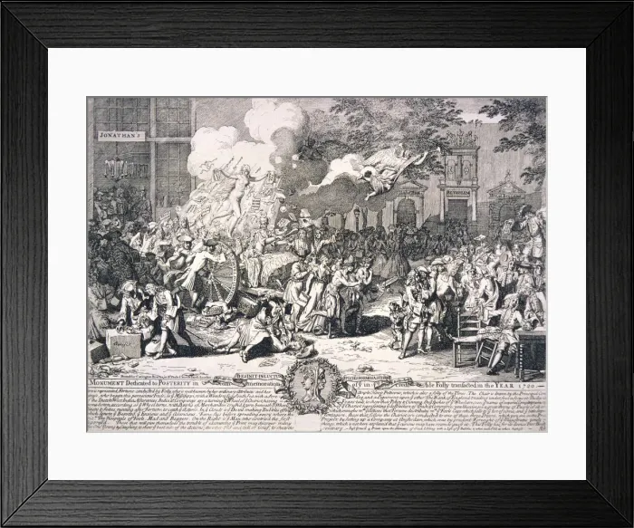 Framed Print : A monument dedicated to posterity in commemoration of ye incredible folly transacted in Framed Print : A monument dedicated to posterity in commemoration of ye incredible folly transacted in