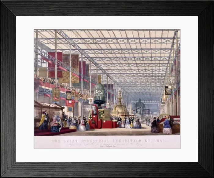 Framed Print : Great Exhibition, Crystal Palace, Hyde Park, London, 1851. Artist: Dickinson Brothers Framed Print : Great Exhibition, Crystal Palace, Hyde Park, London, 1851. Artist: Dickinson Brothers