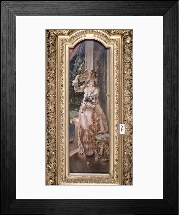 Framed Print : Summer, 1876. Artist: Alfred Emile Leopold Joseph Victor Stevens Framed Print : Summer, 1876. Artist: Alfred Emile Leopold Joseph Victor Stevens