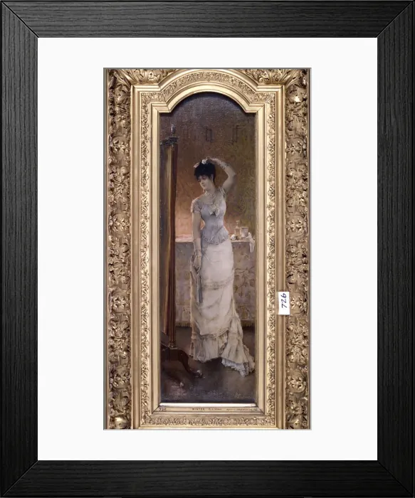 Framed Print : Winter, 1876. Artist: Alfred Emile Leopold Joseph Victor Stevens Framed Print : Winter, 1876. Artist: Alfred Emile Leopold Joseph Victor Stevens