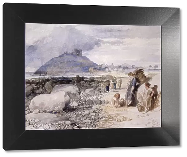 Criccieth, Wales, 1850. Artist: Sir John Gilbert