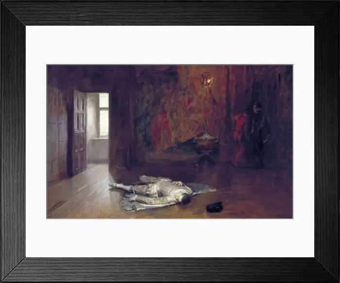 Framed Print : Silenced, 1908. Artist: John Seymour Lucas Framed Print : Silenced, 1908. Artist: John Seymour Lucas
