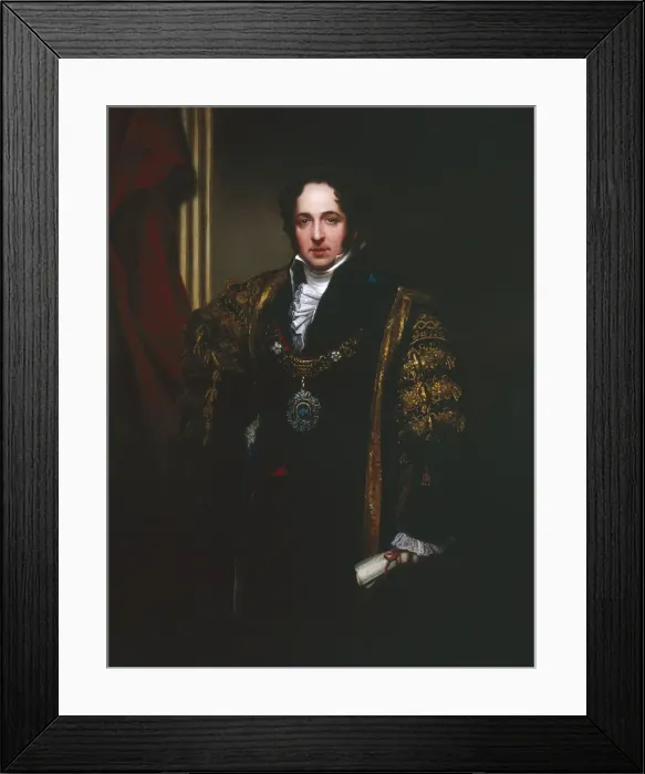 Framed Print : John Garratt, Lord Mayor, 1824. Artist: Thomas Stewardson Framed Print : John Garratt, Lord Mayor, 1824. Artist: Thomas Stewardson