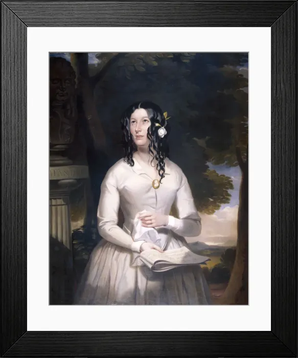 Framed Print : Mary Anne Paton, 1848. Artist: Samuel Thomas Chinn Framed Print : Mary Anne Paton, 1848. Artist: Samuel Thomas Chinn