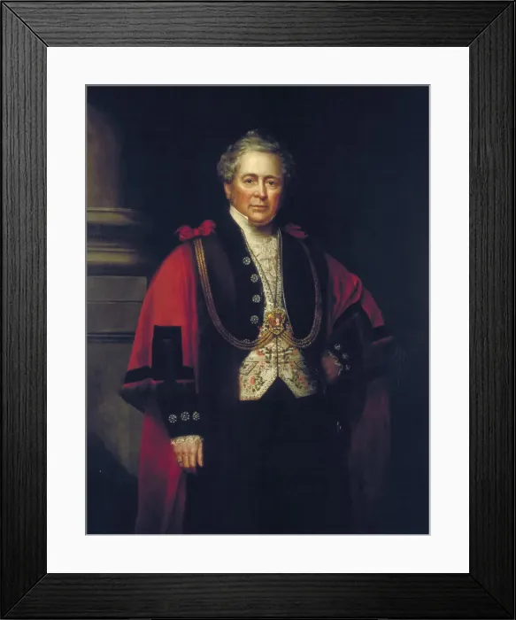 Framed Print : William Hunter, Lord Mayor 1852 Framed Print : William Hunter, Lord Mayor 1852