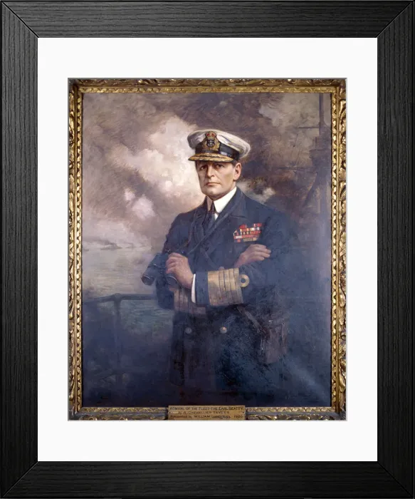 Framed Print : Admiral of the Fleet, the Earl Beatty, 1920. Artist: Albert Chevallier Tayler Framed Print : Admiral of the Fleet, the Earl Beatty, 1920. Artist: Albert Chevallier Tayler