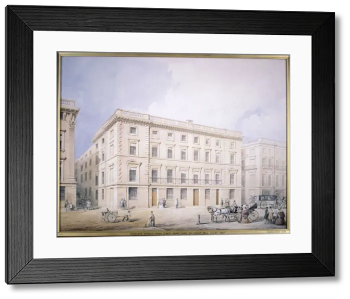 Framed Print : West End of Moorgate Street Framed Print : West End of Moorgate Street