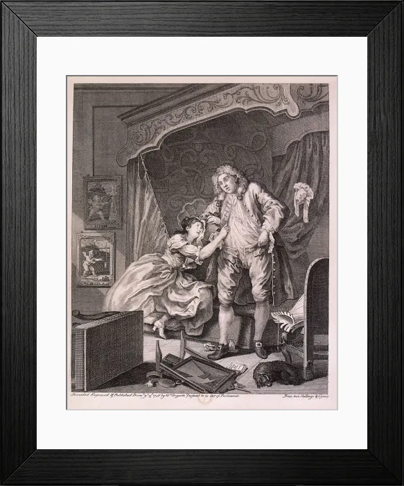 Framed Print : After, 1762. Artist: William Hogarth Framed Print : After, 1762. Artist: William Hogarth