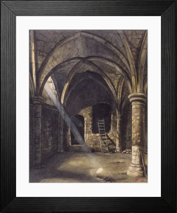 Framed Print : Gerards Hall, London, 1852. Artist: A Heffer Framed Print : Gerards Hall, London, 1852. Artist: A Heffer