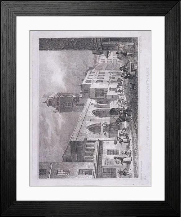 Framed Print : St Giles without Cripplegate, London, 1830. Artist: W Henshall Framed Print : St Giles without Cripplegate, London, 1830. Artist: W Henshall