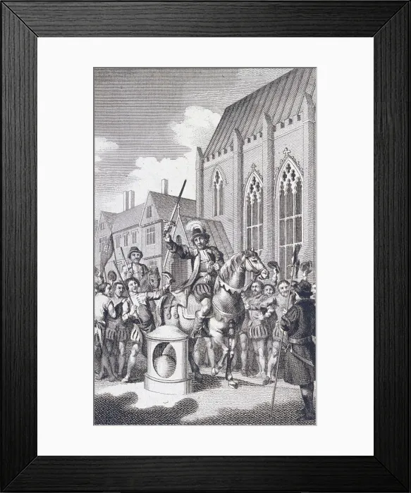 Framed Print : London Stone, Cannon Street, London, c1770 Framed Print : London Stone, Cannon Street, London, c1770