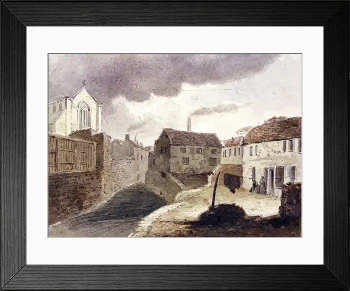 Framed Print : Fleet River, London, c1850