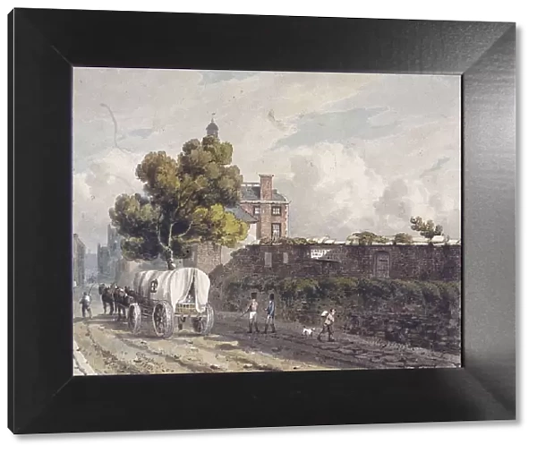 London Wall, London, 1811. Artist: George Shepherd