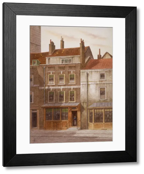 Framed Print : Plough Court, Lombard Street, London, c1870. Artist: JL Stewart Framed Print : Plough Court, Lombard Street, London, c1870. Artist: JL Stewart