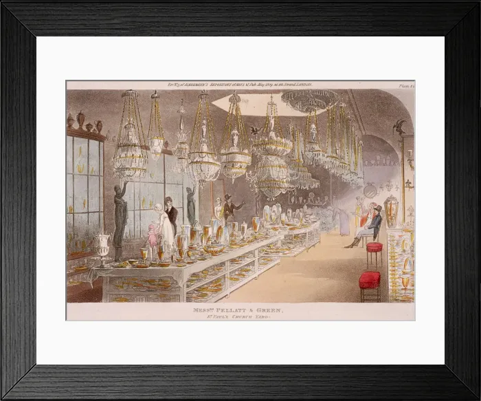 Framed Print : St Pauls Churchyard, London, 1809 Framed Print : St Pauls Churchyard, London, 1809