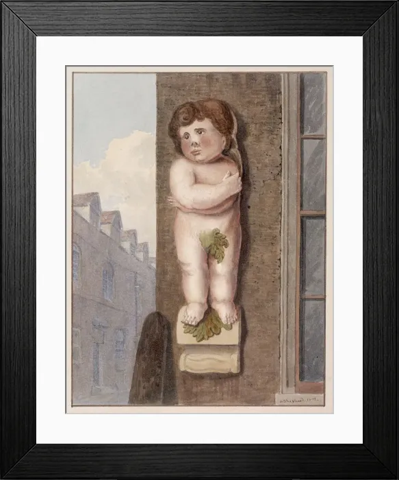 Framed Print : Pye Corner, London, 1812. Artist: George Shepheard Framed Print : Pye Corner, London, 1812. Artist: George Shepheard