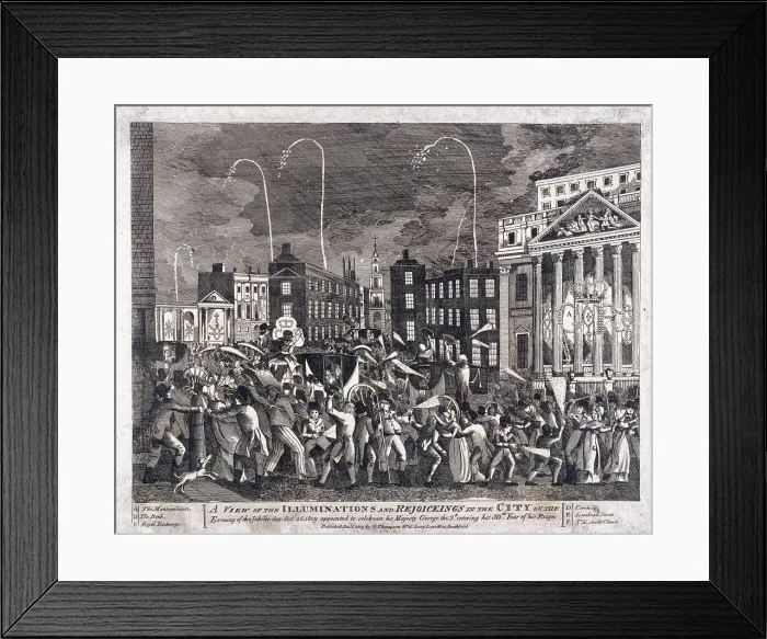 Framed Print : King George IIIs Golden Jubilee Celebrations, London, 1809 Framed Print : King George IIIs Golden Jubilee Celebrations, London, 1809