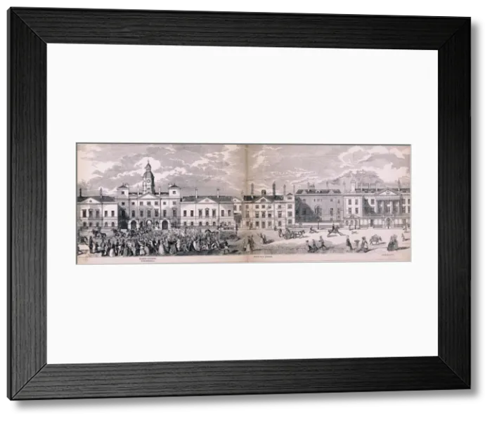 Framed Print : Panorama of London, 1849. Artist: George C Leighton Framed Print : Panorama of London, 1849. Artist: George C Leighton