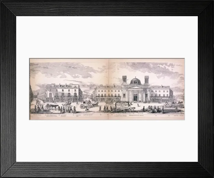 Framed Print : Panorama of London, 1849. Artist: George C Leighton Framed Print : Panorama of London, 1849. Artist: George C Leighton